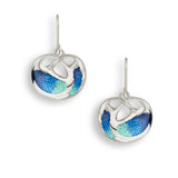 turquoise-art-nouveau-wire-earrings-sterling-silver-sw0456a