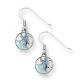 blue-art-nouveau-wave-wire-earrings-sterling-silver-sw0497b