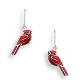 red-cardinal-bird-wire-earrings-sterling-silver-sw0512a