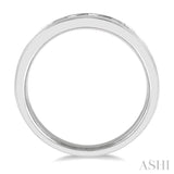 1 Ctw Channel Set 11 Stone Round Cut Diamond Wedding Band in Platinum