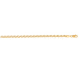 14K Yellow Gold 2.8mm Gourmette 20 Chain with Lobster Lock