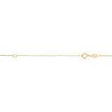 14K Yellow Gold 0.51mm Double Extendable Box 18 Chain with Lobster Lock. Jump Ring at 16 and 17 inch.