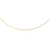 14K Yellow Gold 1.5mm Round 20 Omega with Screw Back Lock