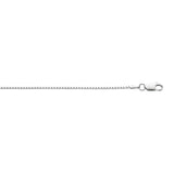 Sterling Silver 1.3mm Classic Box 22 Chain with Lobster Clasp