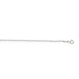 Sterling Silver 1.5mm Diamond Cut Cable 20 Chain with Lobster Clasp