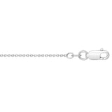 Sterling Silver Not Applicable Round Cable 30 Chain with Lobster Clasp
