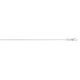 Sterling Silver 1.06mm Machine Rope 20 Chain with Lobster Clasp