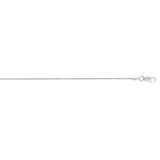 Sterling Silver 1.1mm Diamond Cut Wheat 18 Chain with Lobster Clasp