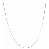 Sterling Silver 1.1mm Octogonal Snake 18 Chain with Lobster Clasp
