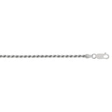 Sterling Silver 1.25mm Rope 20 Chain with Lobster Clasp