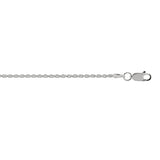 Sterling Silver 1.4mm Rope 20 Chain with Lobster Clasp