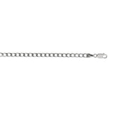 Sterling Silver 3.7mm Comfort Curb 20 Chain with Lobster Clasp