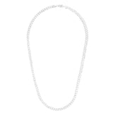 Sterling Silver 5.5mm Comfort Curb 30 Chain with Lobster Clasp