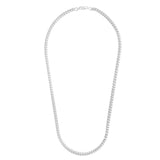 Sterling Silver 5.6mm Miami Cuban 24 Chain with Box Lock