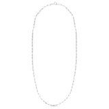 Sterling Silver 2.5mm Paperclip 24 Chain with Lobster Clasp