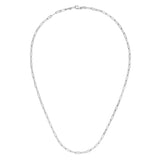 14K White Gold 20 2.5mm Paperclip Chain with Lobster Lock
