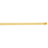 14K Yellow Gold 22 8.2mm Classic Miami Cuban Chain with Box Lock