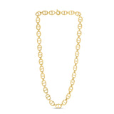14K Yellow Gold 8.8mm Mariner Link 7.5 Bracelet with Spring Ring Clasp