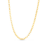 14K Yellow Gold 18 2.5mm French Cable Chain Necklace with Lobster Clasp