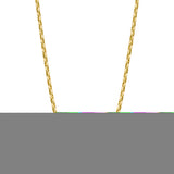 14K Yellow Gold 3mm Polished Lite Anchor 20 Chain with Lobster Clasp