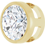 14K Yellow Gold 1 CT Lab-Grown Diamond Slide Pendant