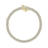 3 CTW Aria Half- Bezel Tennis Bracelet