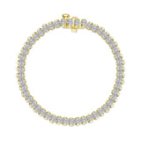5.5 CTW Aria Half- Bezel Tennis Bracelet