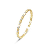 Block & Bezel Cuff 