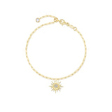 Golden Hour Paperclip Bracelet