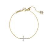 Eden Baguette Cross Bracelet