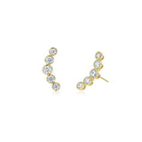 Olive Ear Climber Earrings