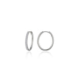 Small Alina Oval Hoop Earrings