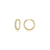 Small Alina Round Hoop Earrings