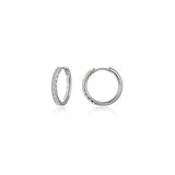 Small Alina Round Hoop Earrings