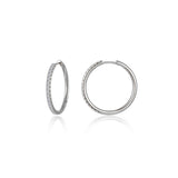Large Alina Round Hoop Earrings