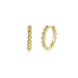 Lumina Beaded Statement Huggies