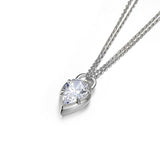 Double Chain Pear Necklace