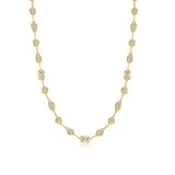 Mosaic Fancy-Cut Necklace 