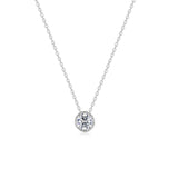 Blossom Cradle Solitaire Necklace
