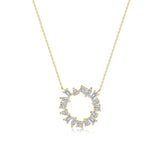 Prismatic Circle Necklace