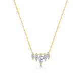 Marquise Crown Ear Jacket Earrings