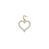 Amara Open Heart Pendant Charm