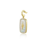 North Star Mother-of-Pearl Pendant Charm