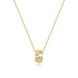 Barrel Beat Pendant Necklace