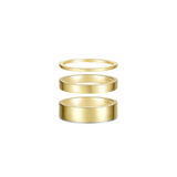 Trilogy Gold Band Set