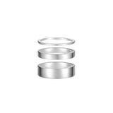 Trilogy Platinum Band Set