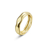 High-Polished Molten Band Ring
