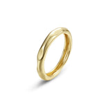 High-Polished Molten Band Ring