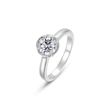Blossom Cradle Solitaire Ring