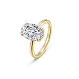 Poise Oval-Cut Ring